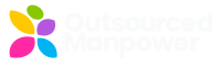 Outsourced-Manpower logo with text